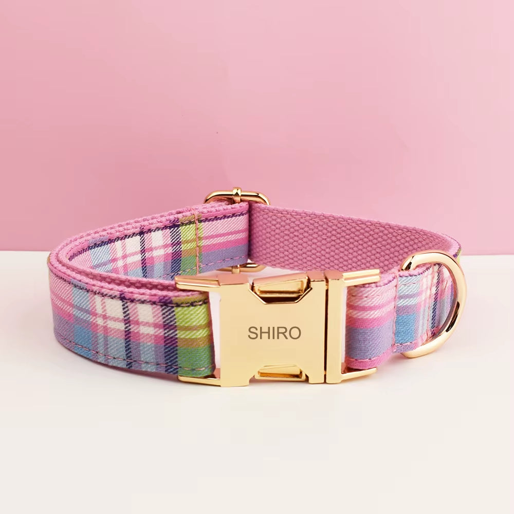 Luxury Dog Leash and Collar ,Retractable Walking Collar for Small and Big Pet .