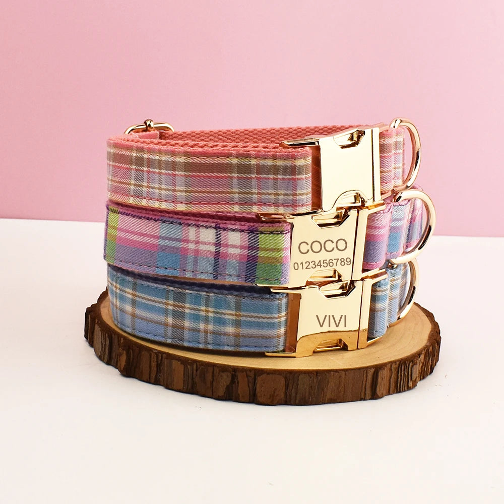 Luxury Dog Leash and Collar ，Retractable Walking Collar for Small and Big Pet .