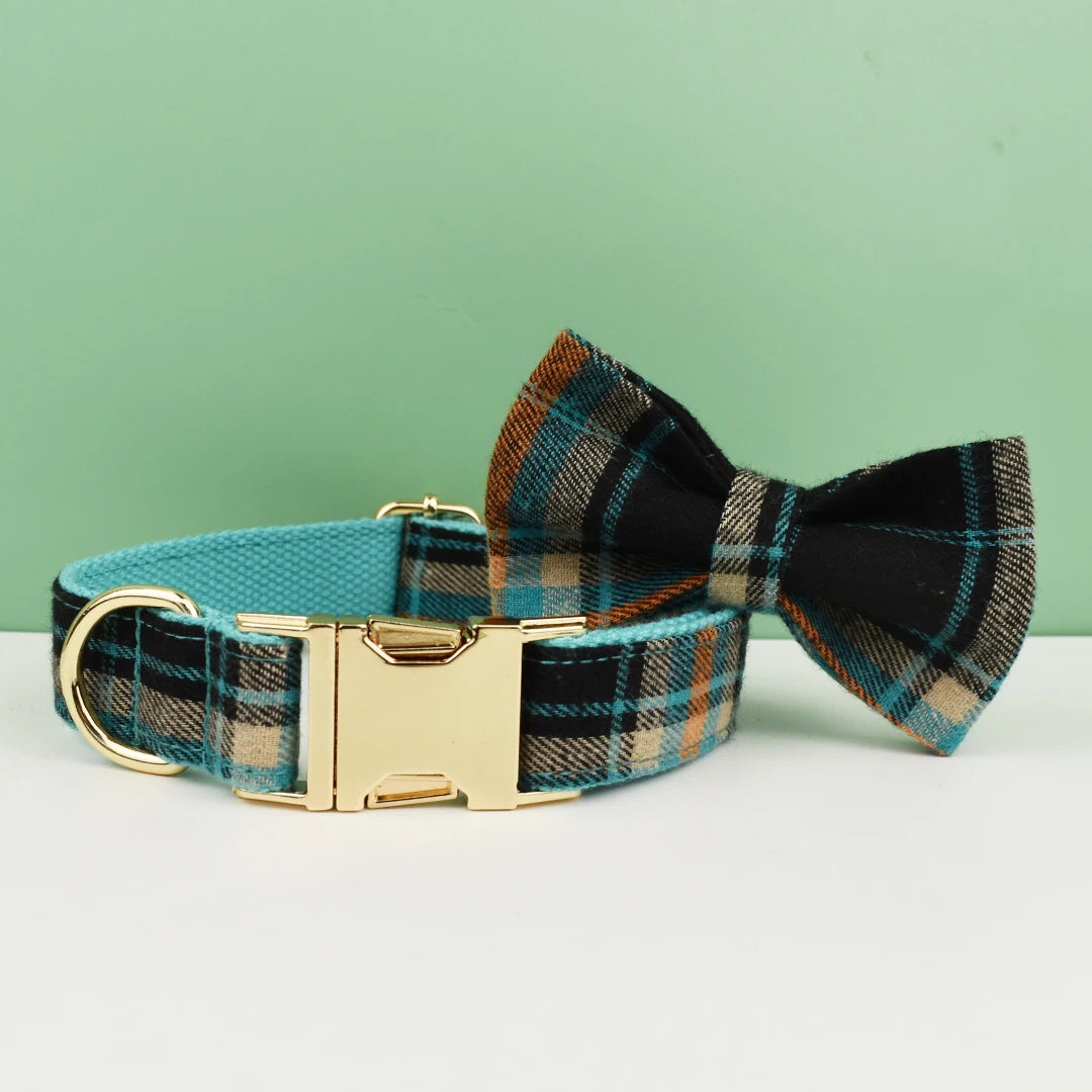 Luxury Dog Leash and Collar ，Retractable Walking Collar for Small and Big Pet .