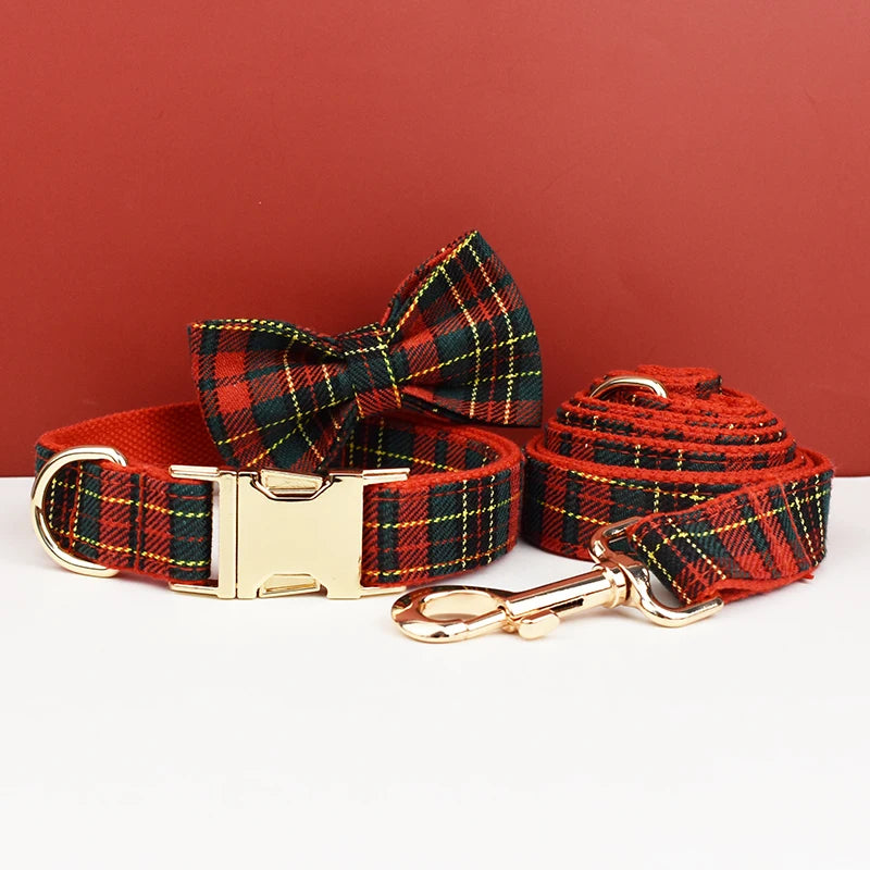 Luxury Dog Leash and Collar ，Retractable Walking Collar for Small and Big Pet .